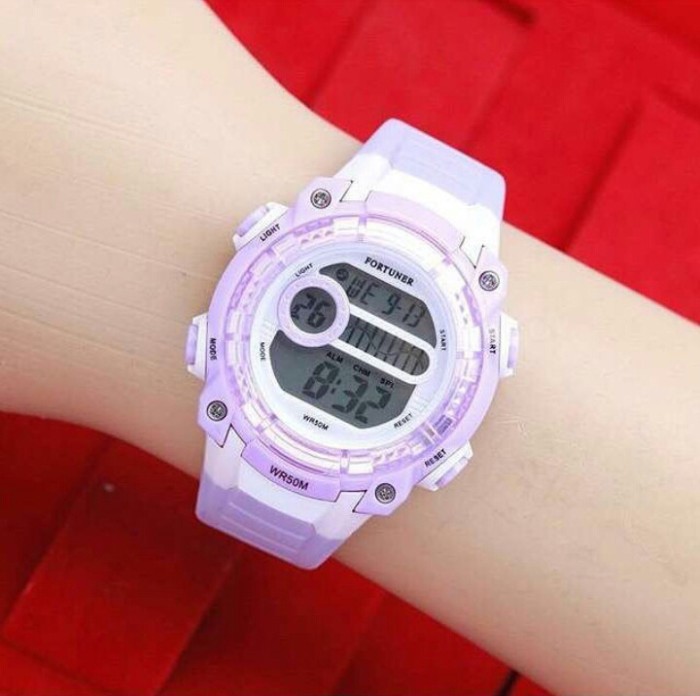 jual jam tangan anti air wanita digital fortuner original rubber murah jamtopdw jual jam tangan anti air wanita digital fortuner original rubber murah jamtopdw