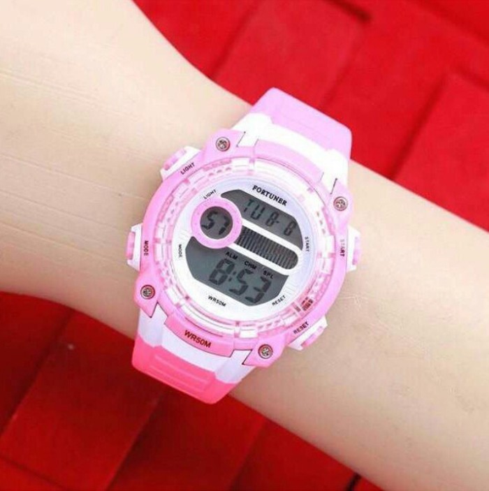jual jam tangan anti air wanita digital fortuner original rubber murah jamtopdw jual jam tangan anti air wanita digital fortuner original rubber murah jamtopdw
