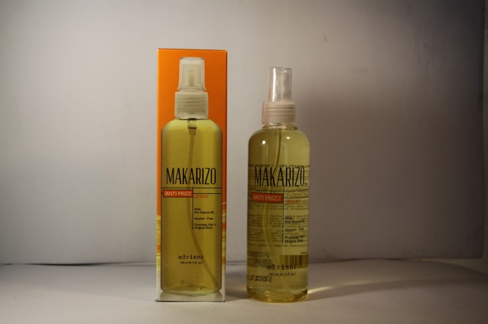 Makarizo Anti Frizz Spray Ukuran 240 Ml