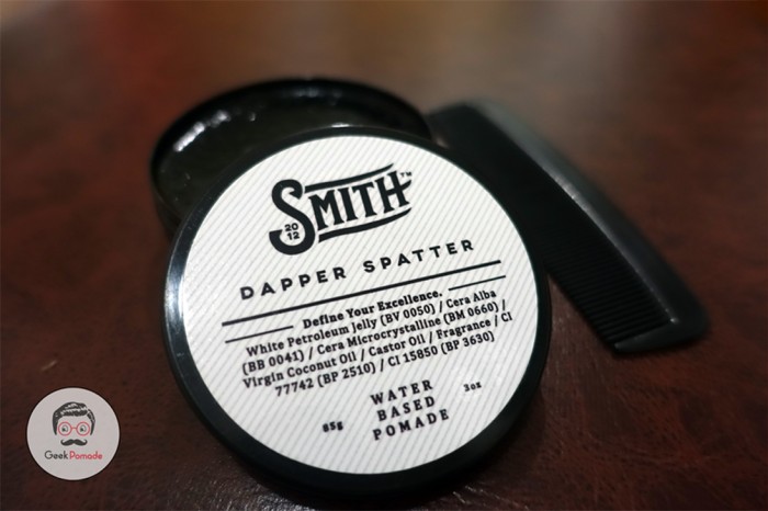 jual smith pomade dapper spatter water based free pouch jual smith pomade dapper spatter water based free pouch