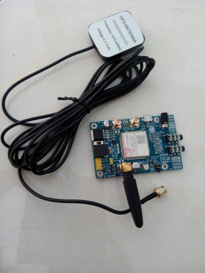 Waveshare GSM//GPRS//GPS module Arduino Shield Based on Quad-band SIM808 Wireless