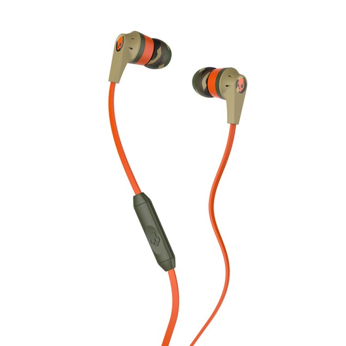 Skullcandy Riot (Ink'd) S2ikgy-372 Earphones With Mic 3.5mm - Hijau/or