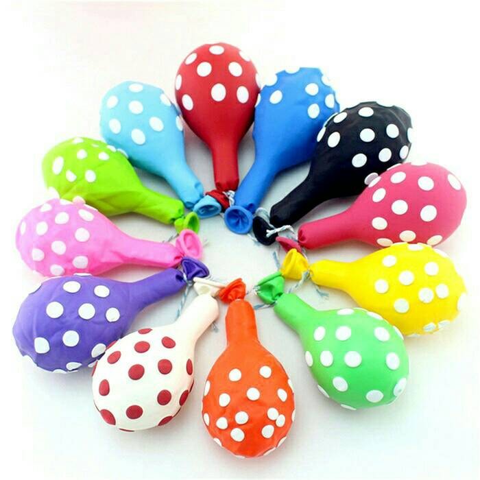 Harga Balon Latex Polkadot Travelbon.com Harga Balon Latex Polkadot Travelbon.com