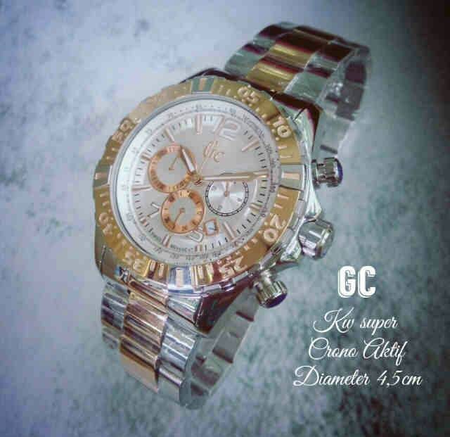 JAM TANGAN PRIA GUESS COLLECTION GC KW SUPER CHRONO AKTIF