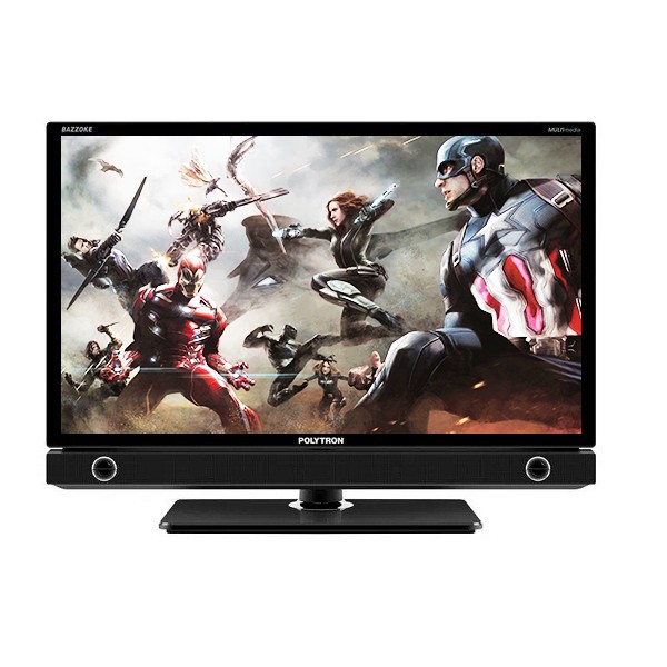 Polytron PLD 24D901 LED TV BAZZOKE Hitam .