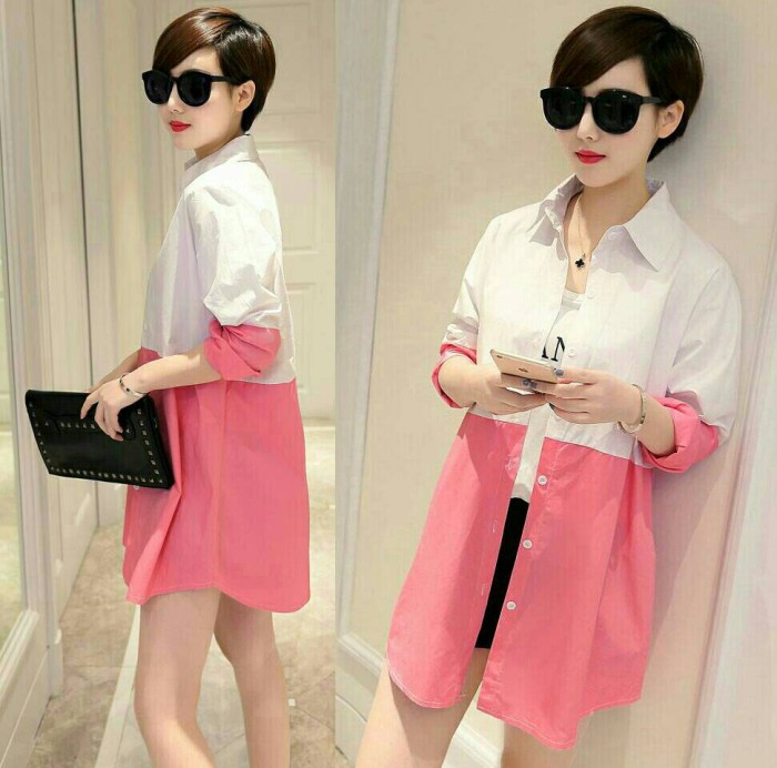 jual hem wiwih putih kemeja wanita jumbo bagus murah jual hem wiwih putih kemeja wanita jumbo bagus murah
