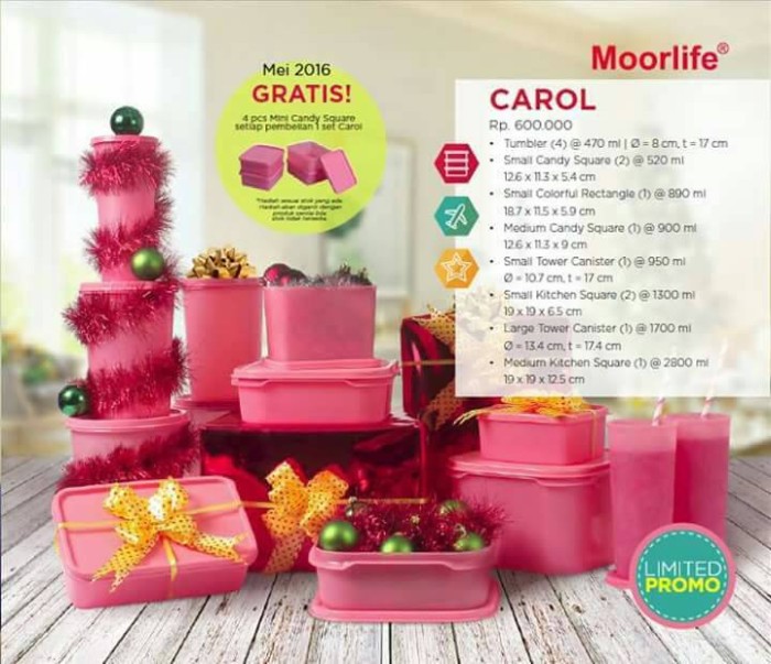 Moorlife Carol / Toples / Non Tupperware