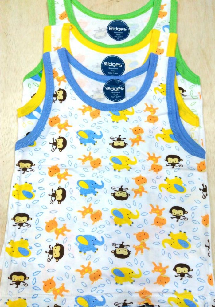 Jual baju singlet/kaos dalam anak Laki laki dan perempuan 
