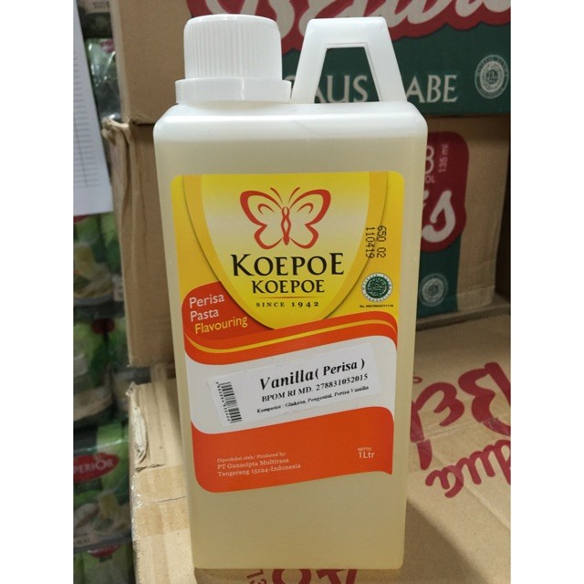 Jual New Koepoe Koepoe Pasta Vanilla 1 Liter Perisa jual new koepoe koepoe pasta vanilla 1 liter perisa