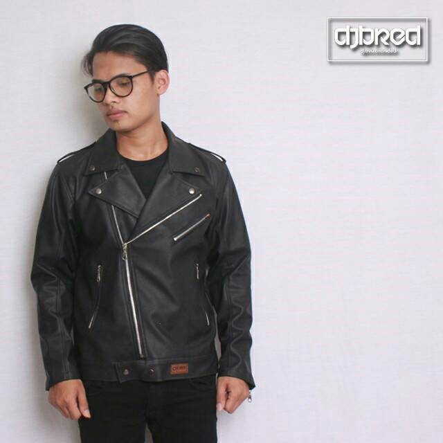 Dejavu Jaket Semi Kulit Ariel Noah Sk 24 Strip Hitam Price List Source DEN S Jaket