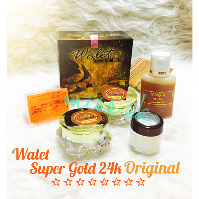 Jual Walet 24K Super GOLD Original SPF 30 ( whitening Cream ) - Vione Shop | Tokopedia