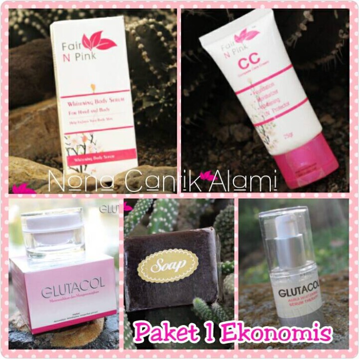 PAKET 1 EKONOMIS (FAIR N PINK + GLUTACOL)