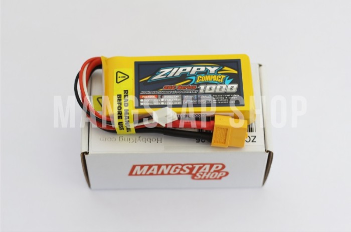 ZIPPY Compact 1300mAh 2S 25C Lipo Pack by Zippy