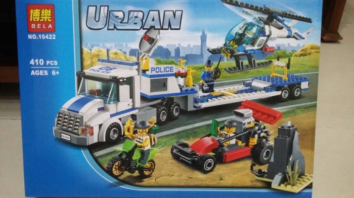 Jual Police Truck Blocks Lego City Urban Helicopter Polisi Mobil