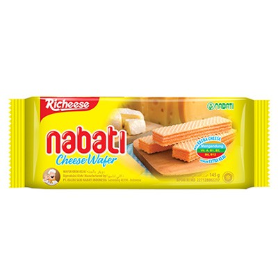 Jual Richeese Nabati 145gr Cheese Wafer Krim Keju Makanan Ringan Richeese Nabati 145gr Cheese Wafer Krim Keju Makanan Ringan Sehat