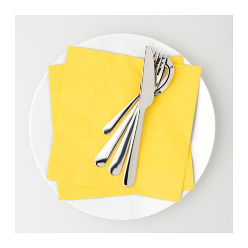 jual ikea fantastisk 50 lbr serbet kertas kuning 40x40 jual ikea fantastisk 50 lbr serbet kertas kuning 40x40