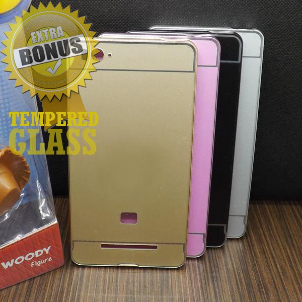 Bumper Aluminium Back Case Cover Xiaomi MI4i MI4C FREE TEMPERED GLASS . Source · Hardcase Backcase