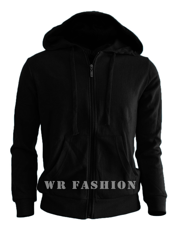 jual jaket sweater polos hoodie zipper hitam wr jual jaket sweater polos hoodie zipper hitam wr