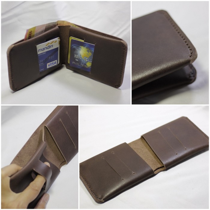 Jual Dompet kulit asli design unik | simple wallet