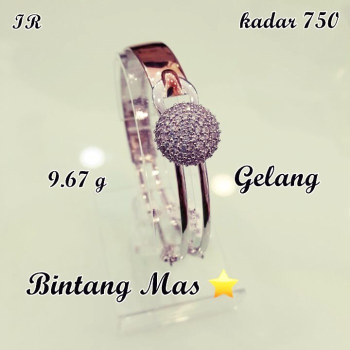 Info Gelang Emas Putih 75 Hargano.com Info Gelang Emas Putih 75 Hargano.com
