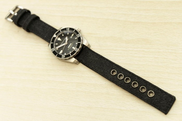jual tali jam tangan canvas 20mm gray jual tali jam tangan canvas 20mm gray