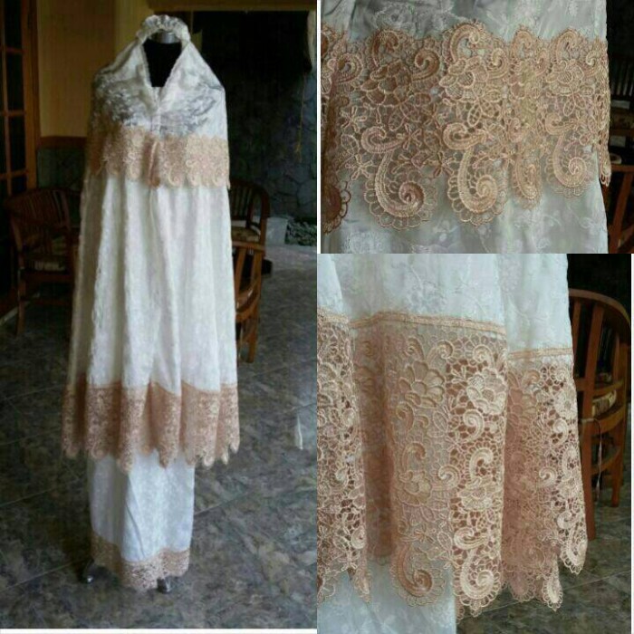 Mukena Prada Paris Sutra Milo .