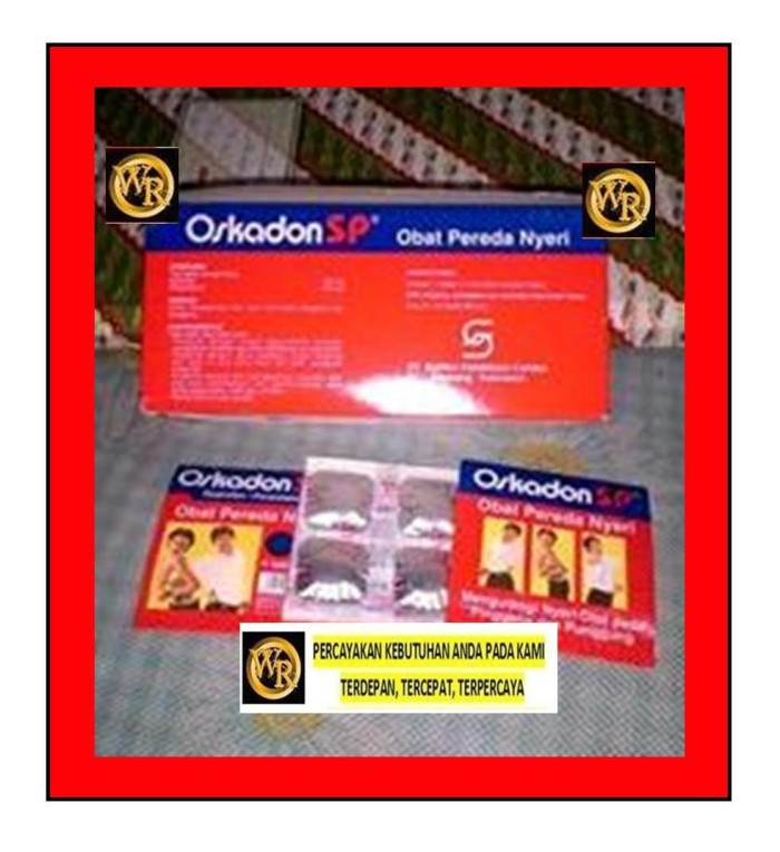Jual OSKADON SP TABLET (OBAT PEREDA NYERI) 1 STRIP ISI 4