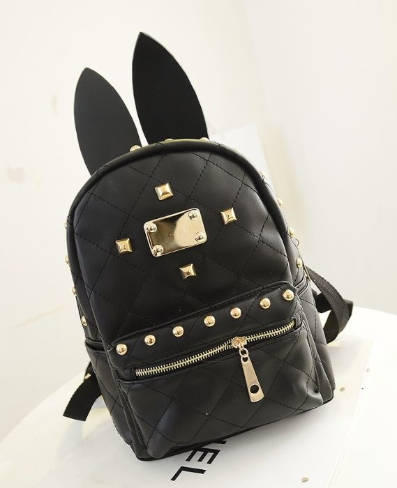 Jual Tas Ransel Gendong Sekolah Kuliah Import Korea Hitam jual tas ransel gendong sekolah kuliah import korea hitam