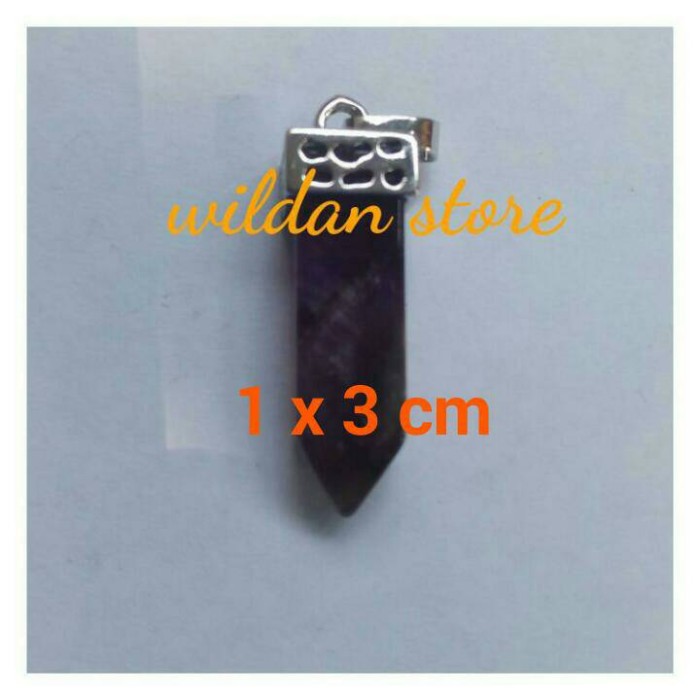 Foto Produk liontin batu trendy mini kecubung ametyst dari wildan-store