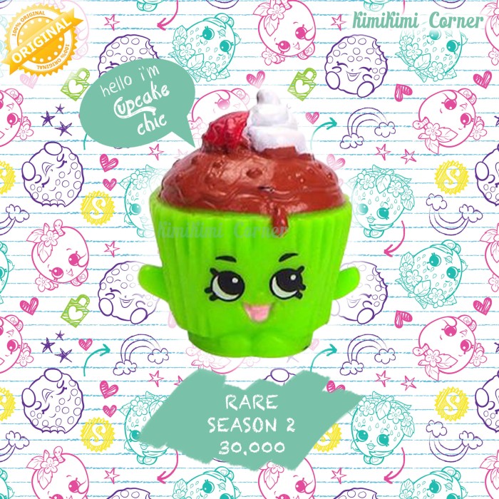 Jual Shopkins Loose Cupcake Chic Season 2 Original Kimikimi Corner