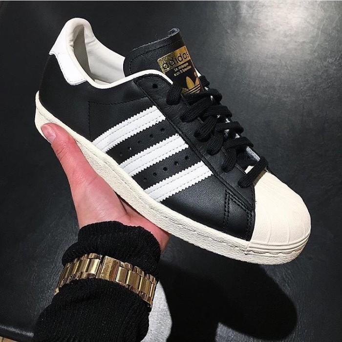 adidas superstar 80s black/white adidas superstar 80s black/white