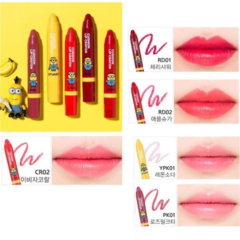 jual missha minion cushion lip crayon gloraolshop jual missha minion cushion lip crayon gloraolshop