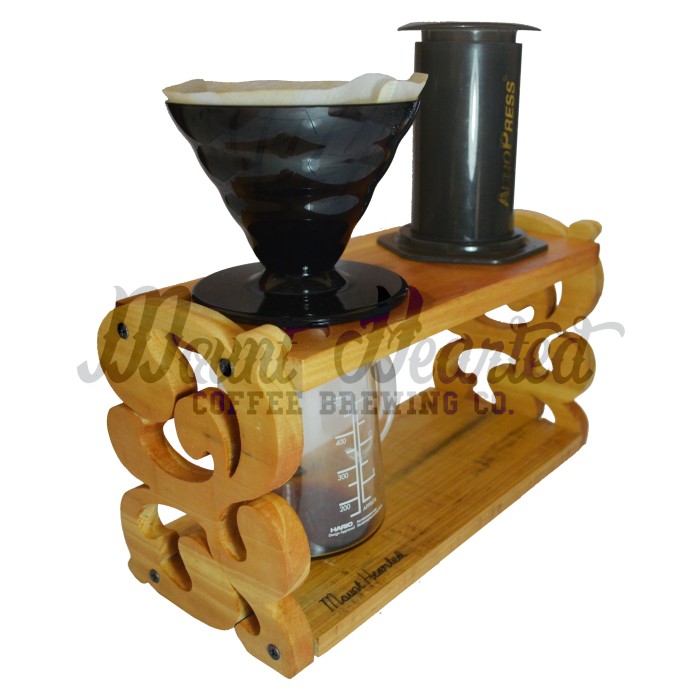 Jual Pour Over Coffee Stand Holder, for V60, Vietnam Drip, Aeropress Batik - Mount Hearted ...
