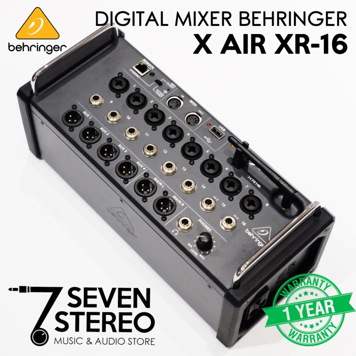 Jual Behringer Digital Mixer X Air Xr16 With Wifi And Usb Stereo