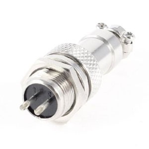 Aviation Connector Plug Set Male /& Female Waterproof Air 2 wire 2 Pin -