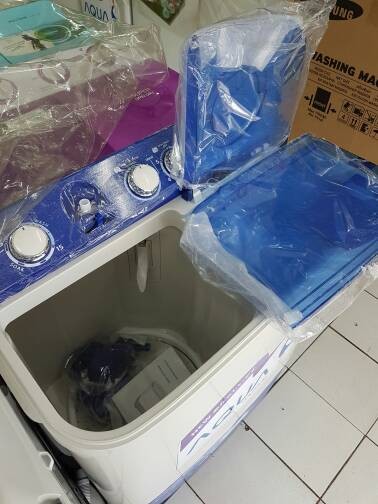 ... MESIN CUCI AQUA 2 TABUNG 7KG QW 770XT