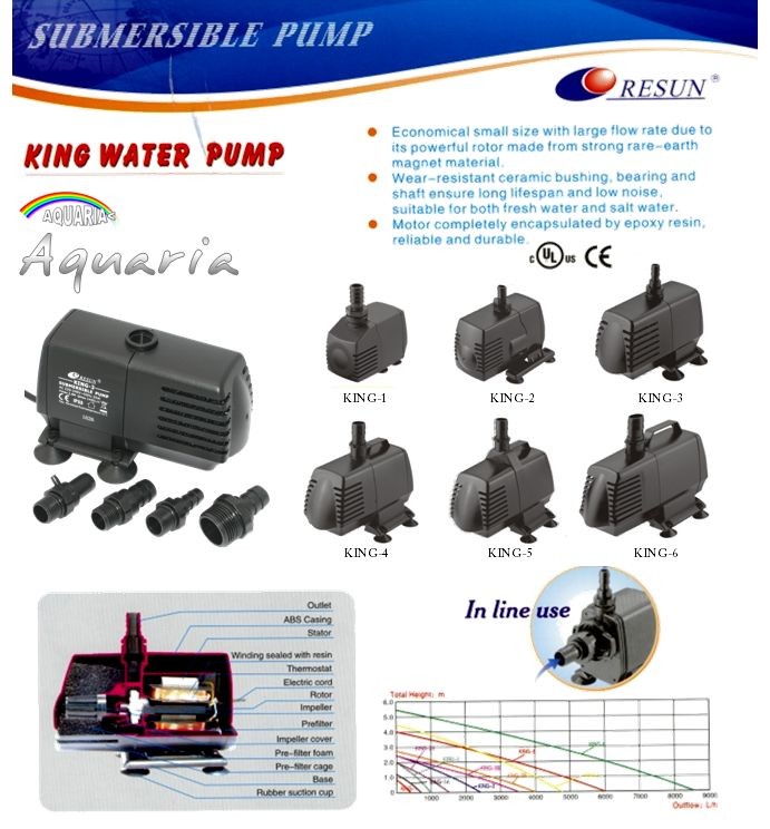 jual resun king 6 pompa air celup aquarium kolam jual resun king 6 pompa air celup aquarium kolam