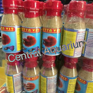 jual makanan ikan cupang betta vit central aquarium jual makanan ikan cupang betta vit central aquarium