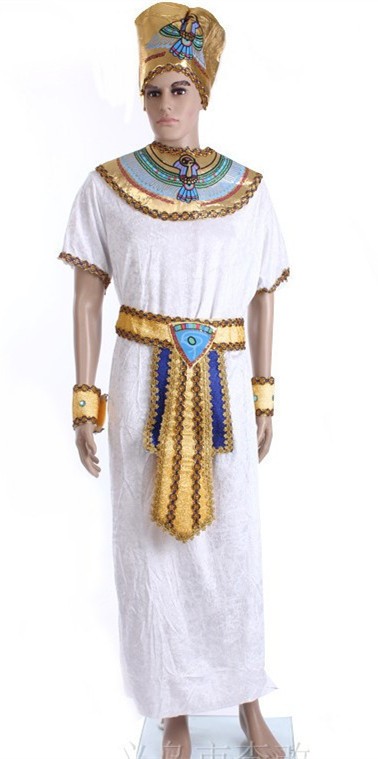Jual Cosplay Halloween Costume Kostum Pria Dewasa Raja Mesir Warna