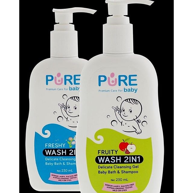 Pure Baby Wash 2 in 1 (230ml) Sabun Mandi Bayi (Kulit Sensitif Aman)