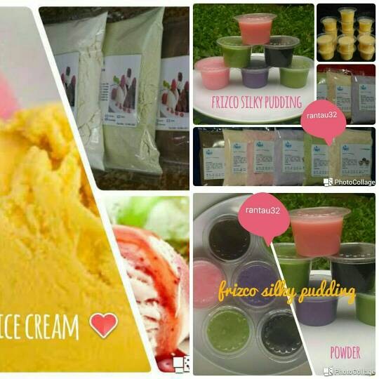 Harga Diskon Greentea Premix Ice Cream 250gr Frizco Bubbles Bulky Source · FRIZCO Bubuk Puding sutra
