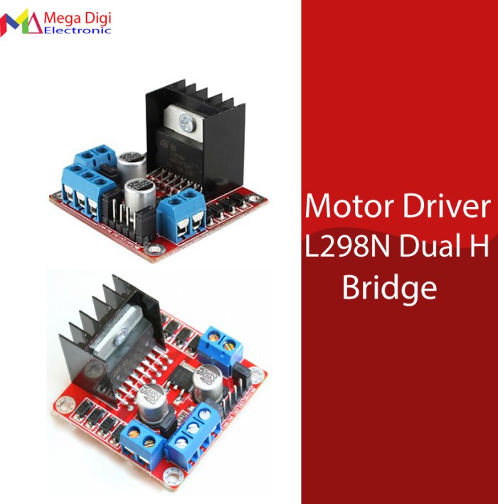 L298N Dual H Bridge Dc Driver Module For Arduino Control Board Stepper Motor fu