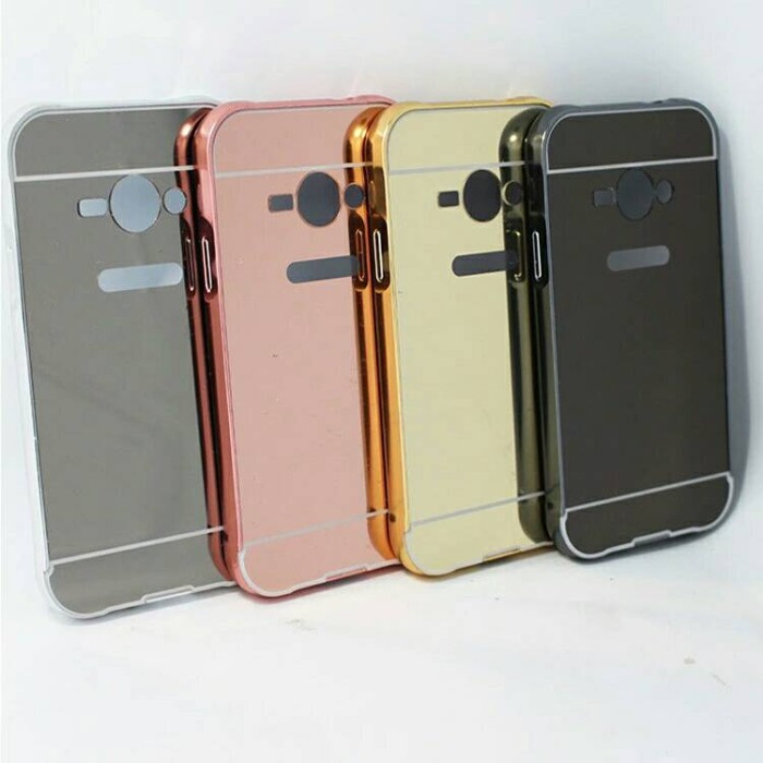 Metal Bumper Slide Mirror Slim Hard Cover Case Casing Samsung Galaxy V