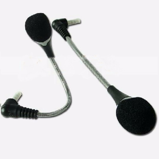 Mini Portable Microphone for Laptop Netbook - Hitam ZAZX