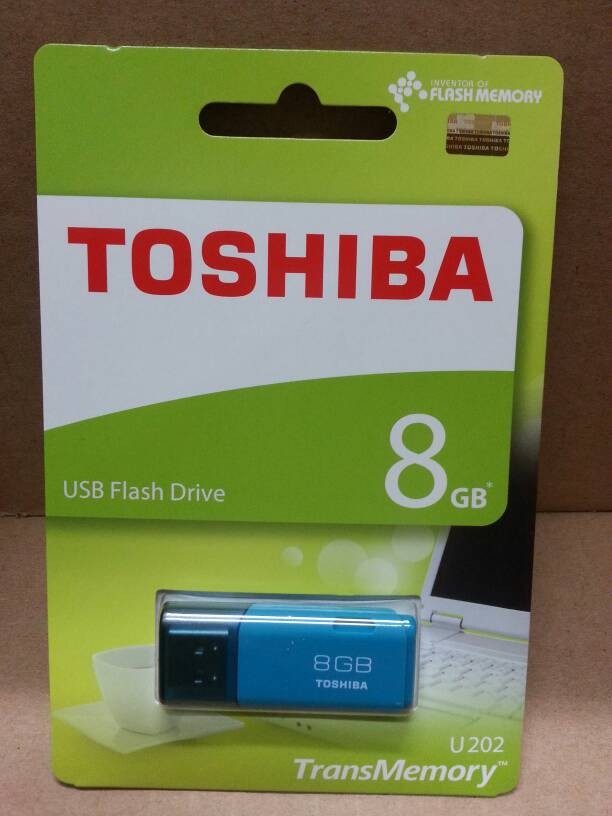 Genuine (ori) Toshiba Hayabusa 8Gb Flash Drive / Flashdisk Putih/Tosca