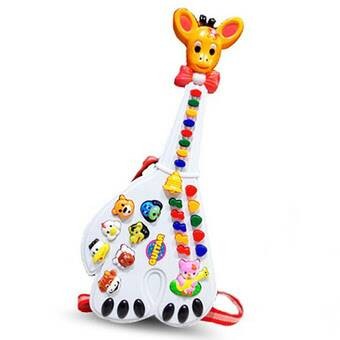 Giraffe musical mainan balita gitar piano anak jerapah
