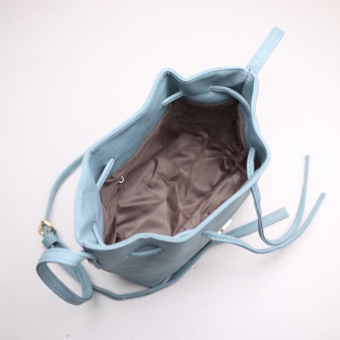 Tas Serut Cantik 53356 Blue Import Murah