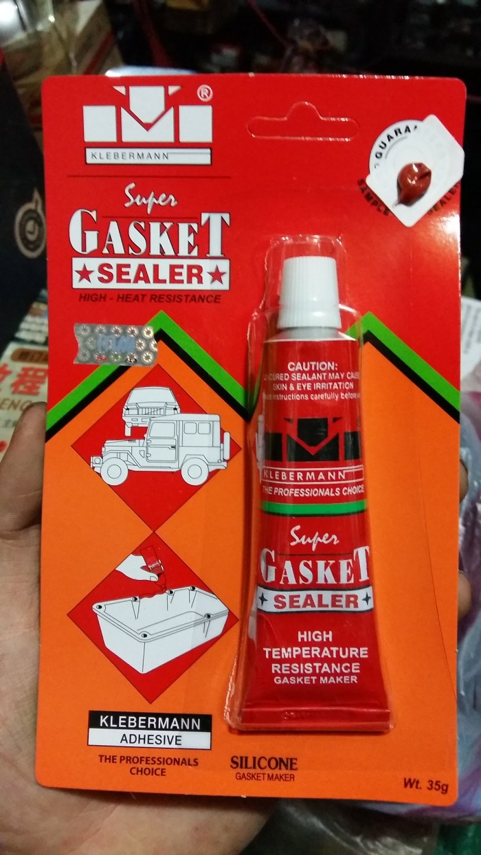 Jual Klebermann Super Gasket Sealer Lem Merah Anti Bocor 35 gram