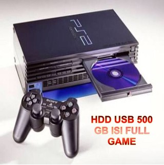 Jual Paket Ps2 Fat Tebal Seri 5 Multi Optik + Hdd 500 Gb ...