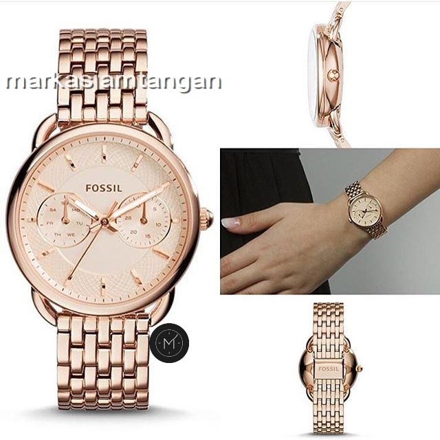 jual jam tangan wanita fossil es 3713 tone stainless jual jam tangan wanita fossil es 3713 tone stainless